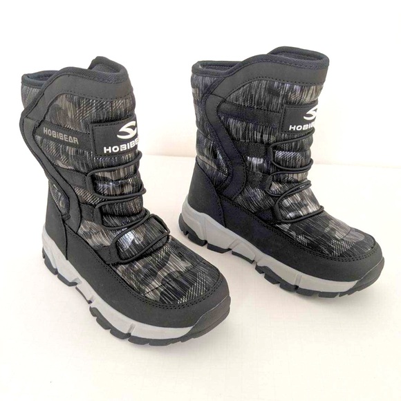 NWOT Hobibear Snow boots size 1.5 Boys - Picture 1 of 3